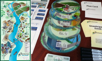 Picture of The Watershed Game:  RIVER MODEL of the Local Leader Version